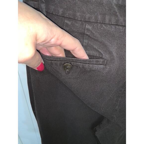 Talbots Women's High-Waist Straight Pants Brown Size‎ 12 Workwear - Picture 8 of 8